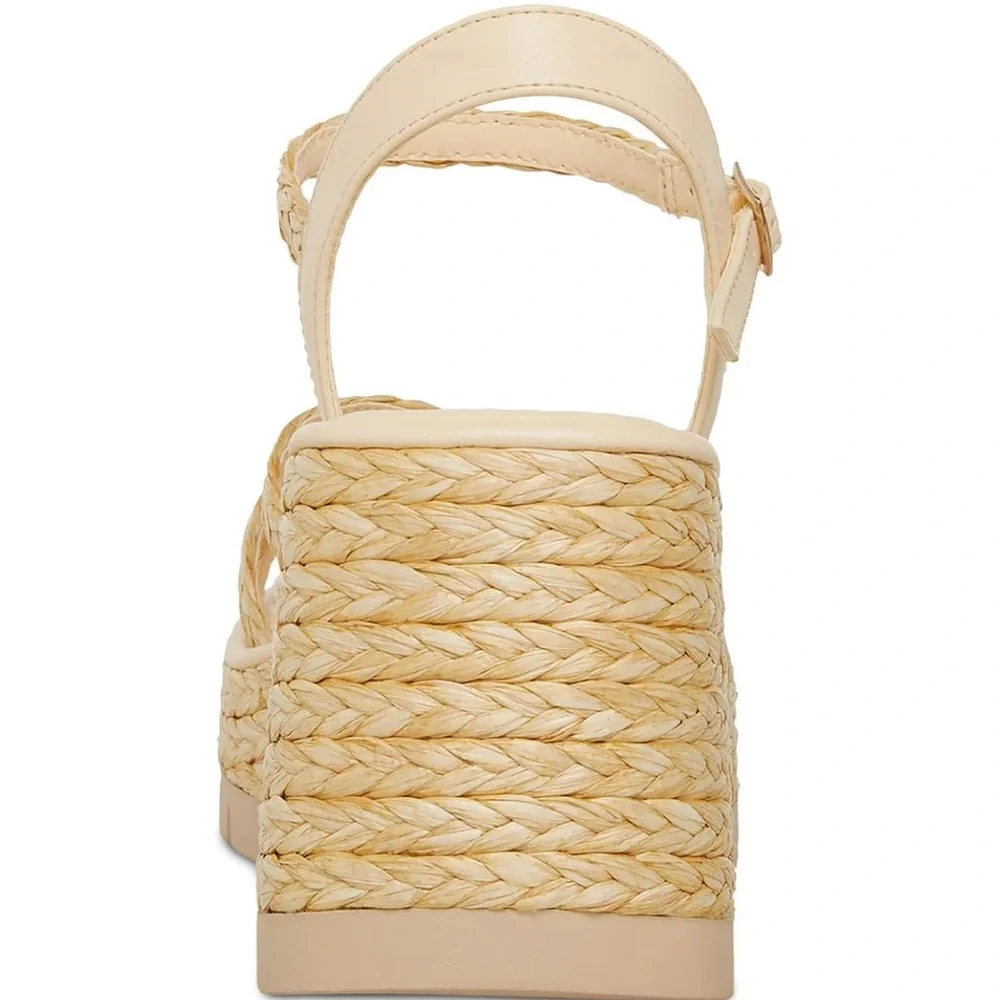 New With Box Madden Girl Vault Wedge Sandals Size 9 - Picture 7 of 7